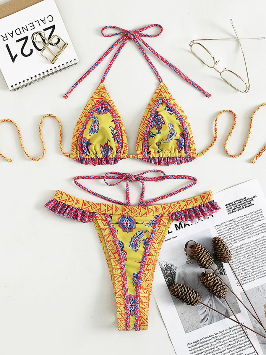 Saffron Heat Bikini